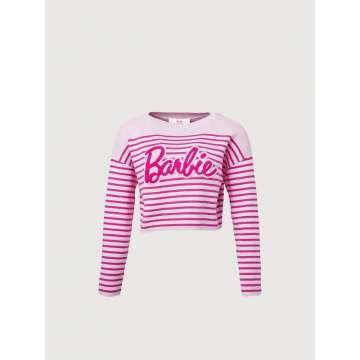 Barbie™ x Bonia Crop Top Sweater (Pink)