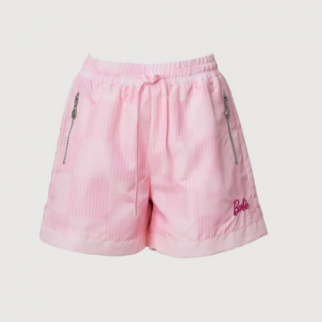 Barbie™ x Bonia Checkered Shorts (Light Pink)