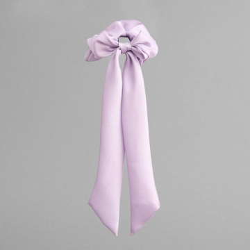 Barbie® Bow Scrunchie Lavender Marshmallow