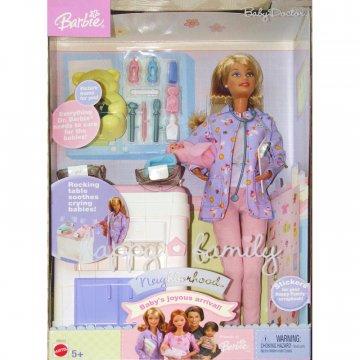 Baby Doctor Barbie (lavender lab coat)