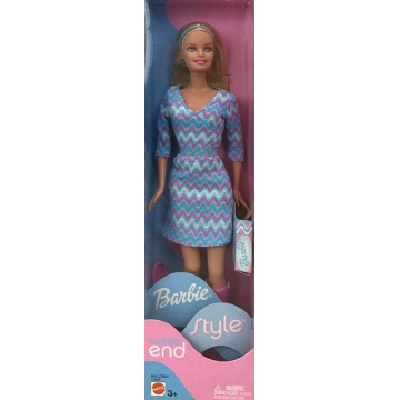 Barbie Weekend Style Doll (turquoise dress)