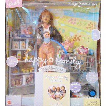 Barbie® Happy Family™ Shopping Fun™ Neighborhood™ Midge® & Nikki® & Baby Dolls
