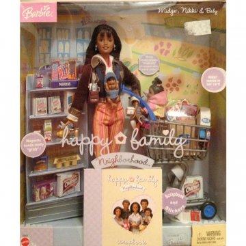 Barbie® Happy Family™ Shopping Fun™ Neighborhood™ Midge® & Nikki® & Baby Dolls AA