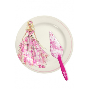 Barbie™ Cake Plate & Server Set