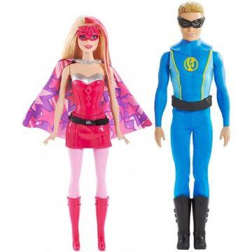 Barbie in Princess Power Super Hero 2 Pack Duo Set Barbie & Ken Doll Set