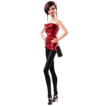 City Shine™ Barbie® Doll—Red Dress