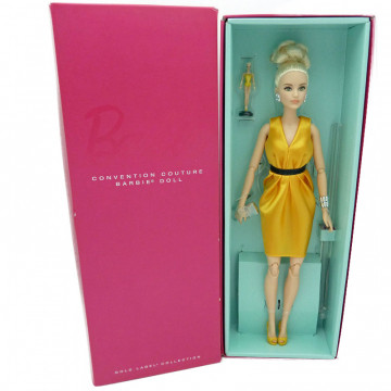 Convention Couture gold Barbie Doll