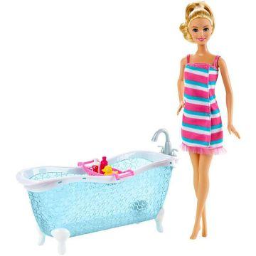 Barbie® Doll & Bathtub (blonde)