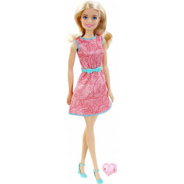Barbie Pink-Tastic Doll, dress with flowers (pink)