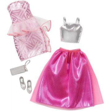 Barbie Fashion 2 Pack Fancy – Pink & Silver