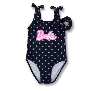 Barbie Girls one piece swimsuit with matching hair scrunchie