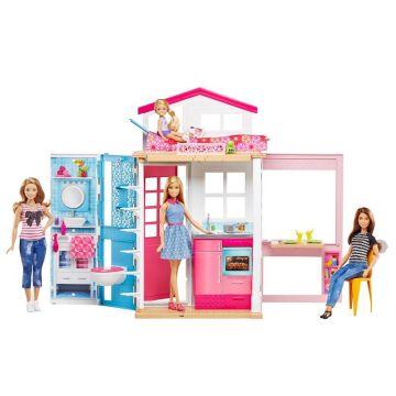 Barbie and her house