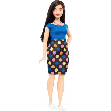 Barbie Fashionistas Polka Dot Fun Barbie Doll (Curvy)
