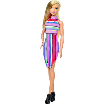 Fashionistas Barbie Doll Candy Stripes