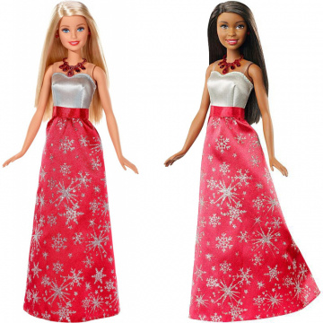 Holiday Barbie® Doll in Snowflake Dress Assortment