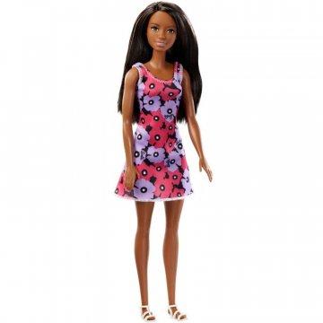 Basic Barbie® Doll with flower dress (brunette)