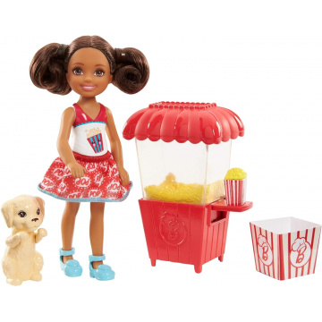  Chelsea® Doll and Popcorn Stand Playset
