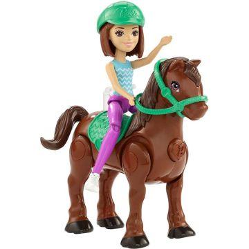 Barbie® On The Go™ Brown Pony and Doll