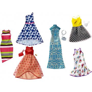 Barbie Fashions Dress Pack, 12 Pieces