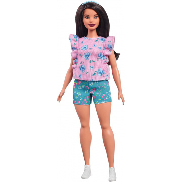 Barbie Fashionistas Floral Frills Doll (Curvy)