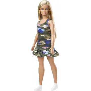 Barbie Fashionistas Urban Camo Doll (Curvy)