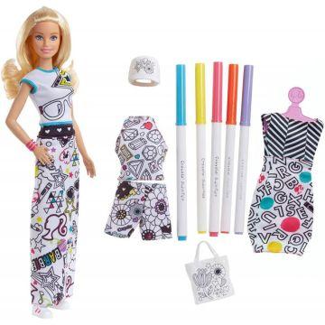 Barbie Crayola Color-In Fashion Doll & Fashions
