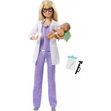 Barbie® Baby Doctor Doll & Playset (blonde)