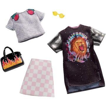 Clothes and accessories for 2 complete looks Barbie Fashion Pack