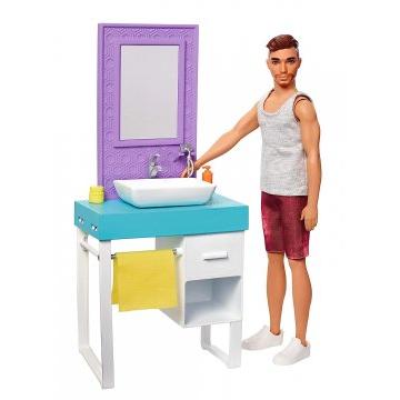Ken Doll - Shaving & Bathroom Playset