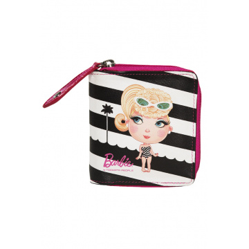 Kate Black & White Stripe Small Wallet by TOOKATA PEOPLE