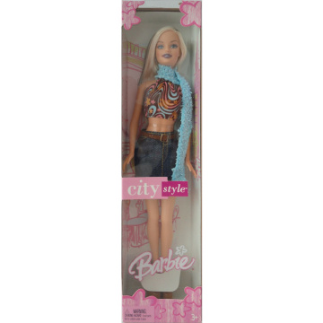 Barbie City Style Doll Mini Skirt & Scarf