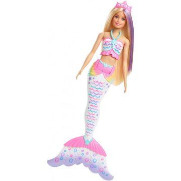 Barbie Dreamtopia Color Magic Mermaid Doll with Outfit and Tail for Coloring with Included Crayola Washable Color Wands