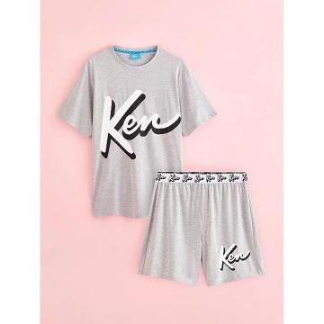 Barbie Ken Grey Short Jersey Pyjamas