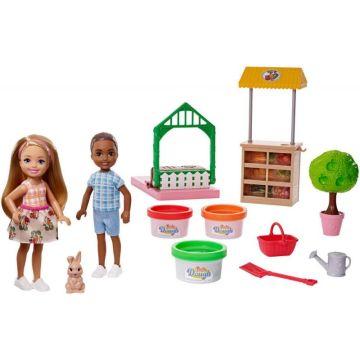 Barbie Sweet Orchard Farm Skipper and Stacie Dolls & Basket 