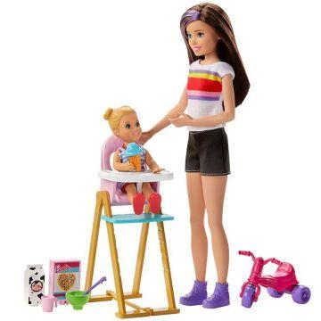 Barbie® Skipper™ Babysitters Inc.™ Playset with Skipper™ Doll, Feeding Toddler Doll and More