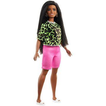Barbie® Fashionistas™ Doll #144 with Long Braids in Neon Look