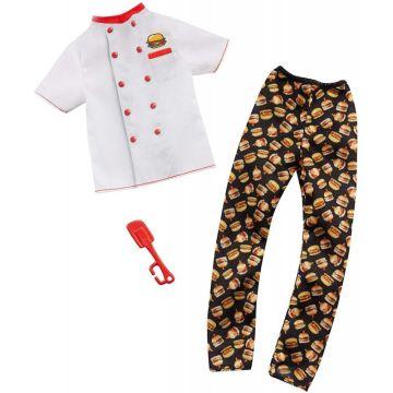 Barbie Clothes - Career Outfits for Ken Doll, Hamburger Chef with Spatula