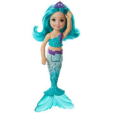 Barbie™ Dreamtopia Chelsea™ Mermaid Doll, 6.5-inch with Teal Hair and Tail
