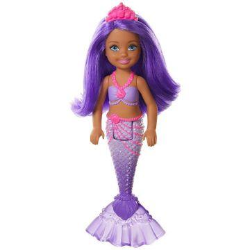 Barbie™ Dreamtopia Chelsea™ Mermaid Doll, 6.5-inch with Purple Hair and Tail