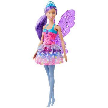 Barbie™ Dreamtopia Fairy Doll, 12-inch, Purple Hair, with Wings and Tiara