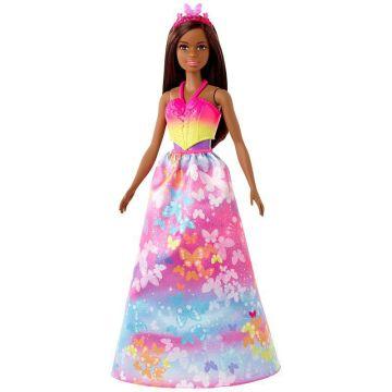 Barbie™ Dreamtopia Dress Up Doll Gift Set, approx. 12-inch, Brunette with 3 Fashions