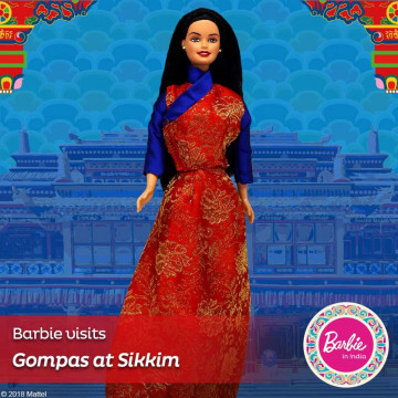 Barbie Visits the Gompas at Sikkim