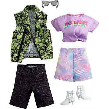 ​Barbie® Fashion Pack with 1 Outfit & 1 Accessory for Barbie® Doll & 1 Each for Ken® Doll