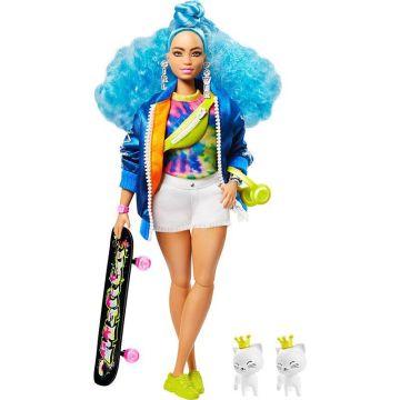 Barbie® Extra Doll #4 with Skateboard & 2 Kittens for Kids 3 Years Old & Up