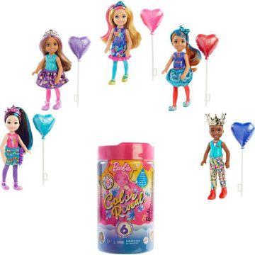 Barbie® Chelsea™ Color Reveal™ Doll with Confetti Print & 6 Surprises