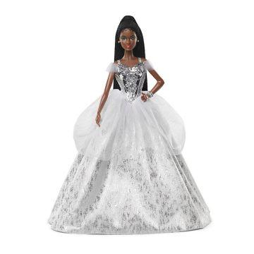 2021 Holiday Barbie® Doll, Brunette Braids