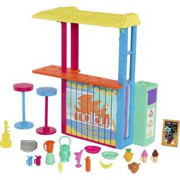 Barbie® Loves the Ocean Beach Shack Playset, Made from Recycled Plastics