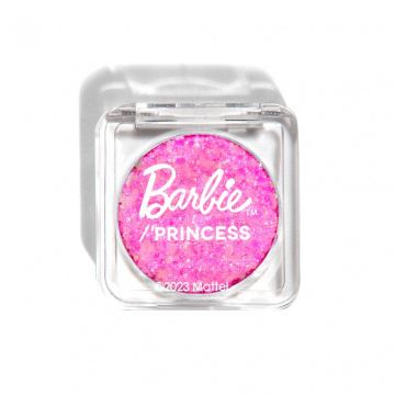 Barbie / Princess Glitter Holo Pink Hearts by You Are The Princess