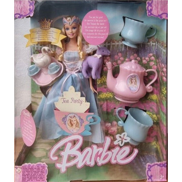 Tea Party Barbie Swan Lake Odette doll set