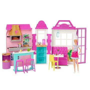 Barbie® Cook ‘n Grill Restaurant™ Doll & Playset with 30+ Pieces